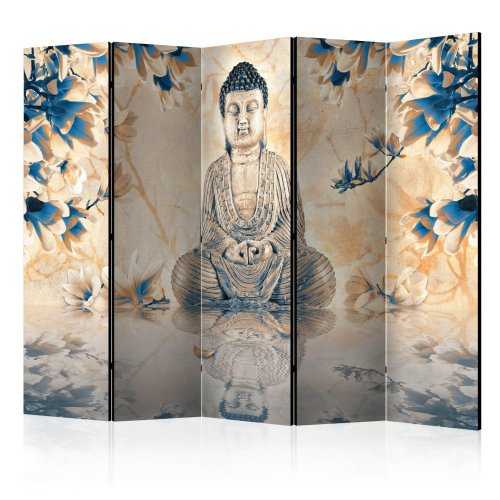 Paraván Buddha of Prosperity Dekorhome - ROZMER: 225x172 cm (5-dielny)