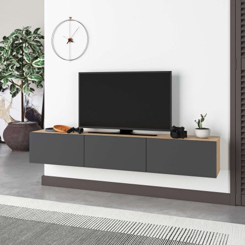 TV stolek Francy 180 - Sapphire Oak, Anthracite