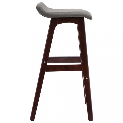 Barová židle látka / buk Dekorhome - BAREVNÁ VARIANTA: Tmavě šedá