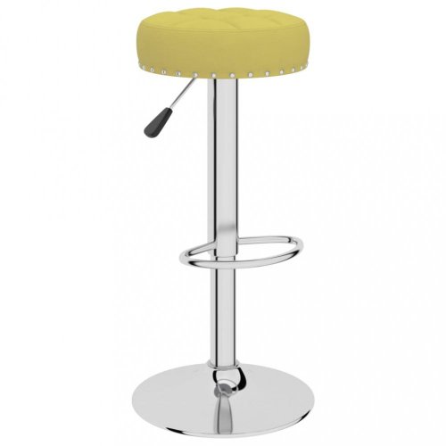 Barová židle látka / chrom Dekorhome - BAREVNÁ VARIANTA: Žlutá