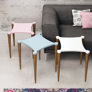 Sada odkladacích stolíkov (3 kusy) Tremo