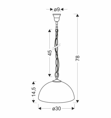 Závesná lampa Trezza mosadz 1x60w e27 ecru tienidlo