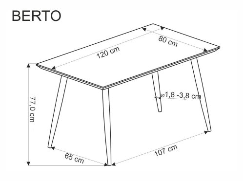 Jedálenský stôl BERTO