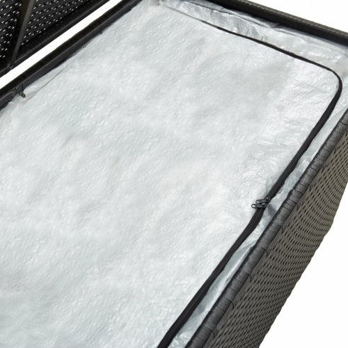 Zahradní úložný box polyratan Dekorhome