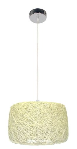 Závesná stropná lampa Panda e27 krémová