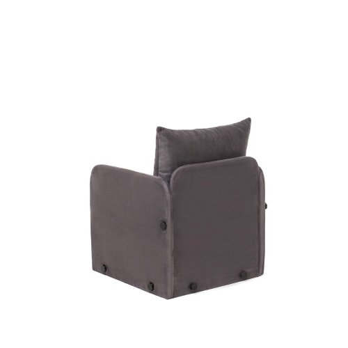 Rozkladacie kreslo Saga Single - Grey