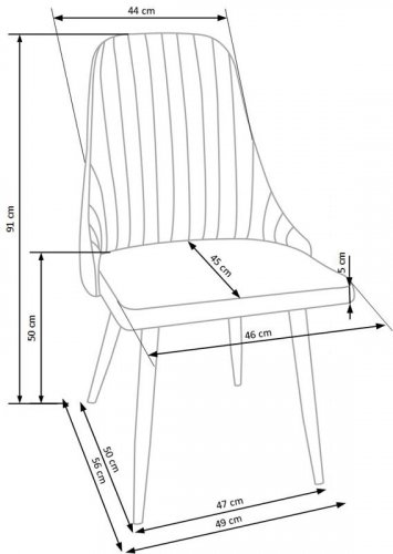 Jídelní židle K285 - BAREVNÁ VARIANTA: Béžová