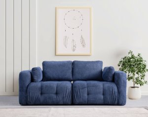 Dvojmiestna pohovka Amaris 2 Seater - Navy Blue