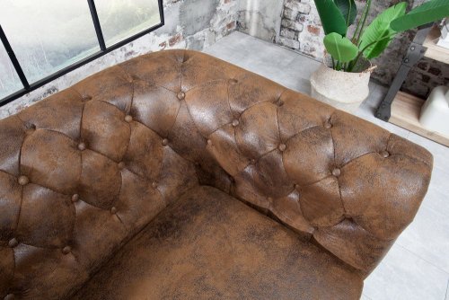 Chesterfield pohovka 3-místná MIDAS Dekorhome