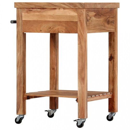 Kuchyňský vozík akáciové dřevo Dekorhome