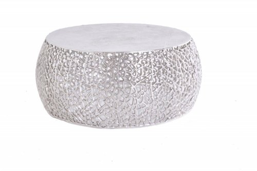 Konferenční stolek ESUS 75 cm Dekorhome - BAREVNÁ VARIANTA: Stříbrná