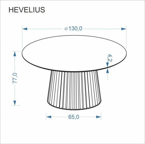 Jídelní stůl HEVELIUS