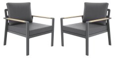 Záhradné kreslo 2 ks SIBIU DUO