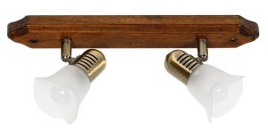 Stropní svítidlo Coloseo 2X40W R50 E14 tmavé dřevo