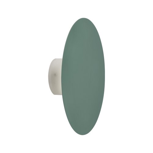 Zelená kovová LED nástenná lampa 6W 250mm Holar Ledea