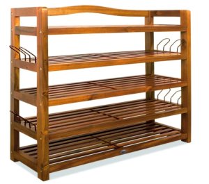 Botník z agátového dreva D105380 Dekorhome