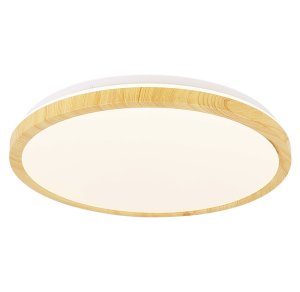 Stropní LED bílé dřevo 36W 4000K Gandava