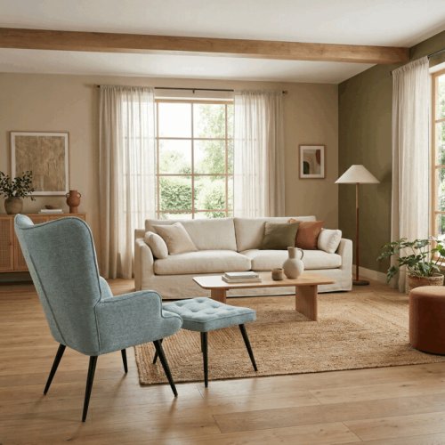 Relaxačné kreslo s podnožkou AK-303