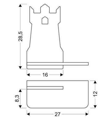 Dětská nástěnná lampička TOWER LED
