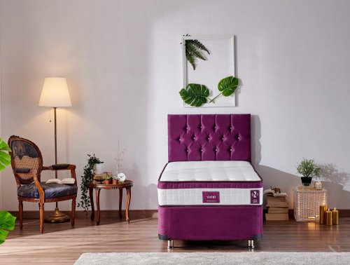 Mattress Violet 90x200 cm Single Size Middle Firm Mattress