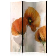 Paraván - poppies - vintage [Room Dividers]