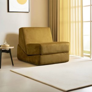 Rozkladacie kreslo Origami Convertable - Mustard