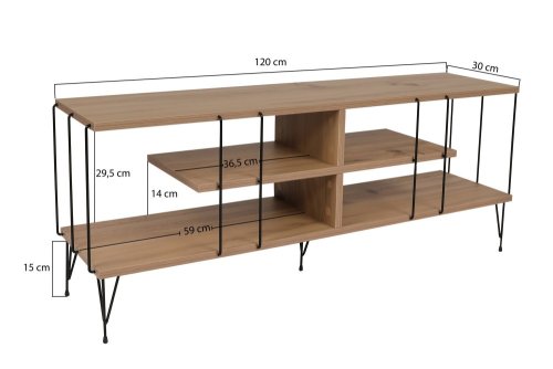 TV stolek Eze - Oak