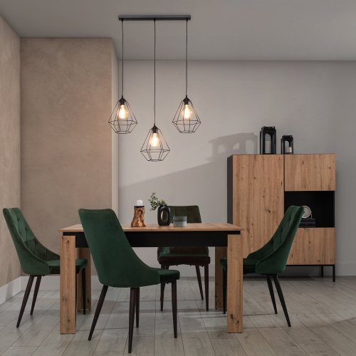 Brevitas 70x25x100cm závěsná lineární 3 černý