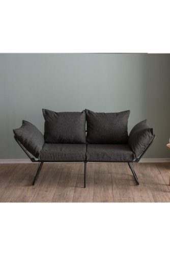 Dvojmiestna rozkladacia pohovka Viper 2-Seater - Dark Grey