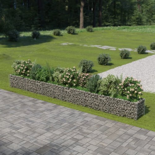 Gabionový vyvýšený záhon 540x50x50 Dekorhome - POSLEDNÍ KUS