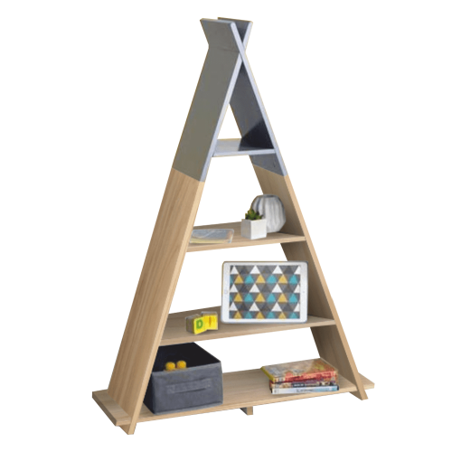 Dětský regál BARNIE ve tvaru pyramidy