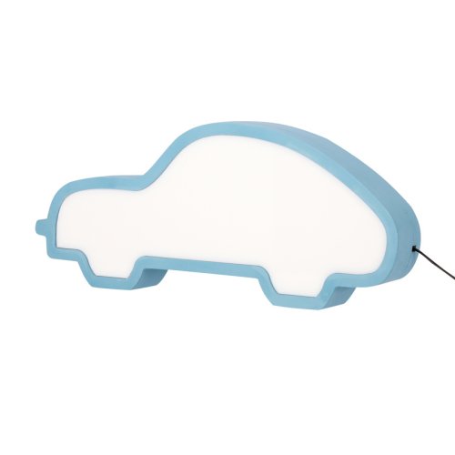 Stolová lampa do auta pre deti LED iQ Kids modrá