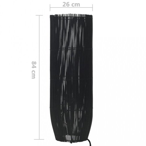 Stojací lampa černá vrba Dekorhome - VÝŠKA: 61 cm