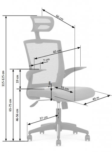 Kancelářská židle VALOR černá / šedá