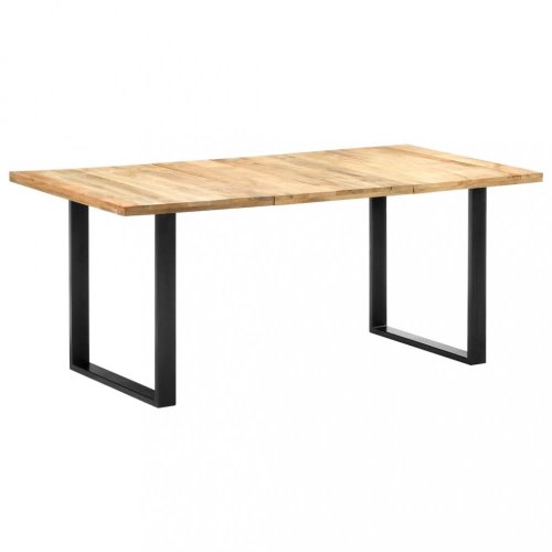 Jedálenský stôl mangovníkové drevo/kov - ROZMER: 140x70x76 cm