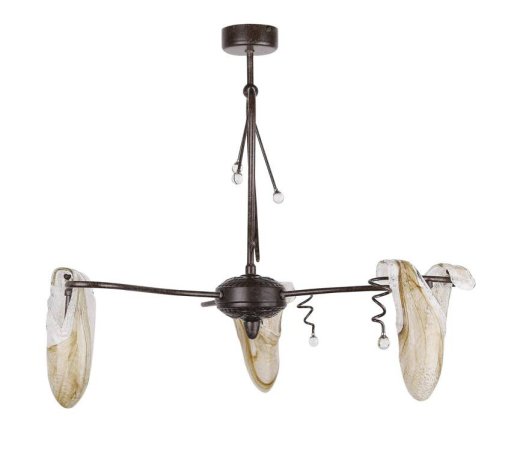 Závesná stropná lampa 3x40W G9 patina Magma