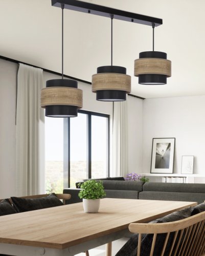 Závesná lampa TWIN 3xE27