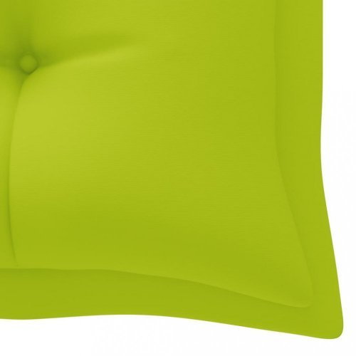 Voděodolná poduška na zahradní lavici 180 cm Dekorhome - BAREVNÁ VARIANTA: Zelená