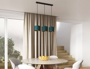 Vespillo 18x75x105cm závěsná lineární 3 zelený/zlatý