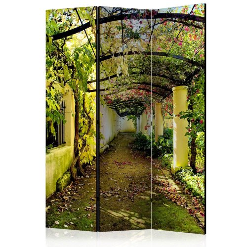 Paraván Romantic Garden Dekorhome - ROZMER: 135x172 cm (3-dielny)