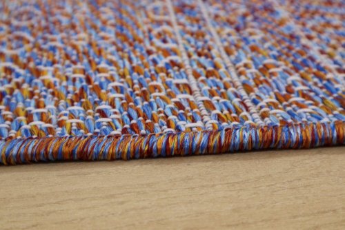 Kusový koberec Terazza 21241 Multi/Blue/Red – na ven i na doma 80x150 cm