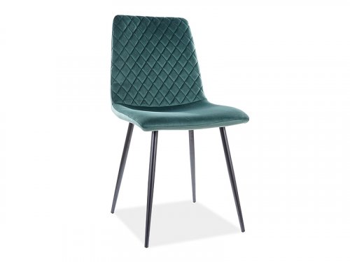 Jídelní židle IRYS VELVET - BAREVNÁ VARIANTA: Tmavě zelená