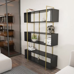 Knihovna Bruti - Anthracite, Gold