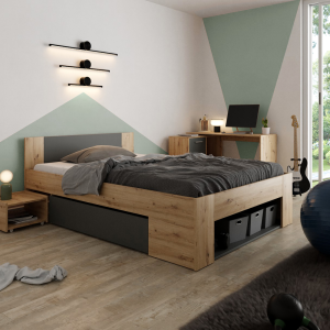 Postel s úložným prostorem UNIS