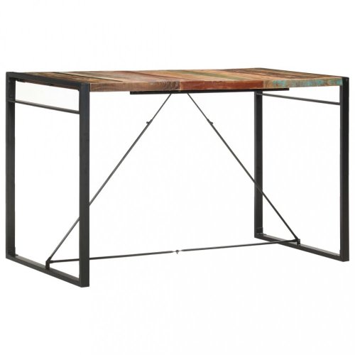 Barový stůl hnědá / černá Dekorhome - ROZMĚR: 110x60x110 cm