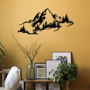 Dekoratívny kovový doplnok na stenu Mountain 3
