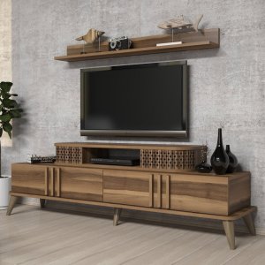TV skrinka / Obývacia stena Eylül - Walnut