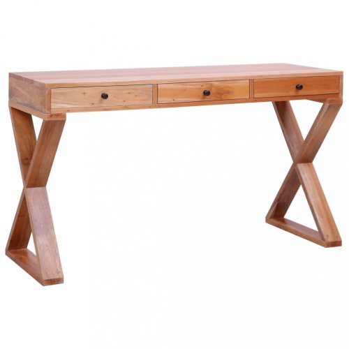 Psací stůl masivní mahagonové dřevo Dekorhome