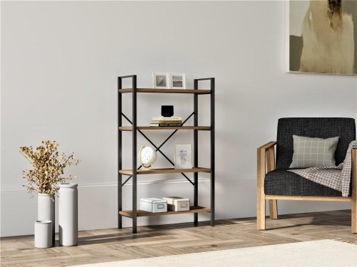 Knižnica Mina - Walnut