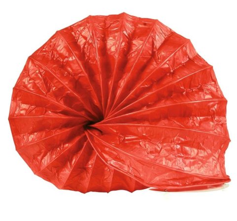 Papierová stolová lampa, nočná červená 40W Slimák